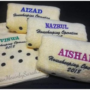 Custom Embroidery Adults Towel - Large Size