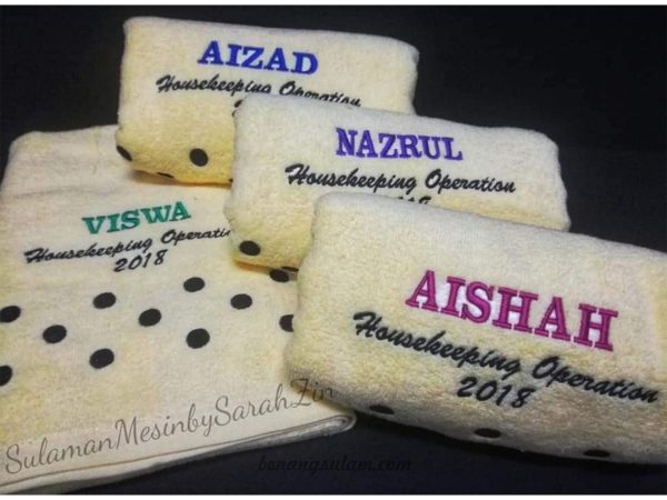 Custom Embroidery Adults Towel - Large Size