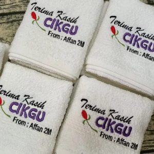 Custom Embroidery Hand Towel